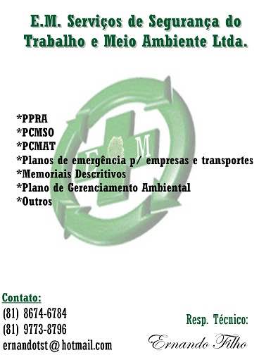 E.M. Segurança do Trabalho