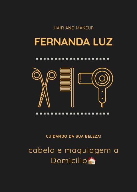 Cabelo e make Fernanda Luz